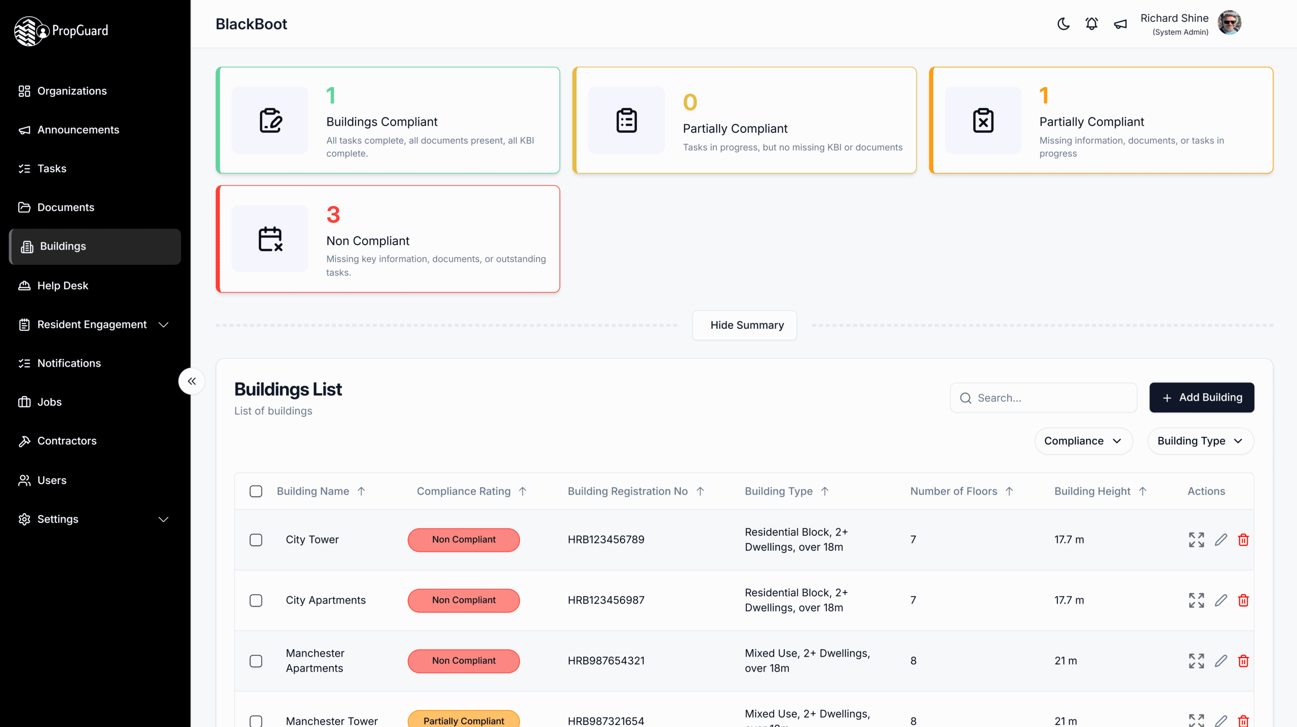 PropGuard building overview